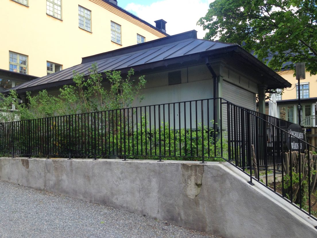 Paviljong före ombyggnad